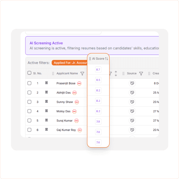 AI-Powered Resume Screening
